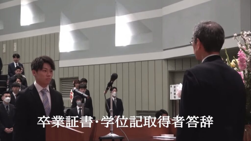 2022年度 卒業式 | 鹿屋体育大学体操競技部オフィシャルサイト